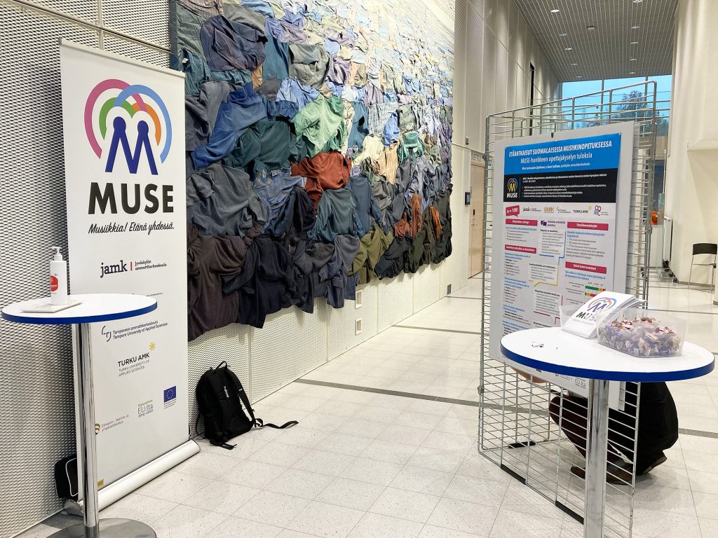 MUSE-hankkeen ständi musiikkikasvatuspäivillä