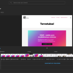 YouTube Studion editorinäkymä