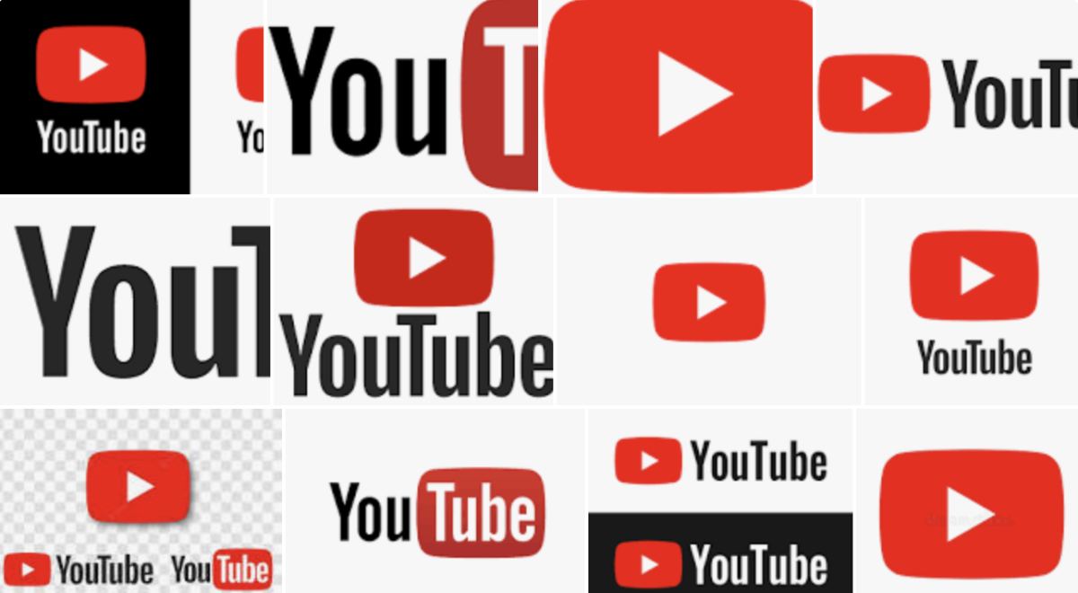 Youtube-logokollaasi