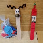 Sointinaskarteluohjeen kuvituskuva: tonttu- ja porosoittimet